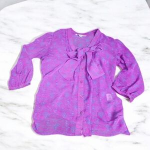 Patrons of Peace Women's sheer blouse
